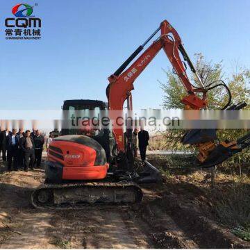 Skid loader attachment/Hydraulic tree mover