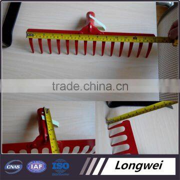 High quality steel garden rake, farming rake