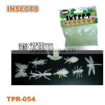 Plastic Rubber Glow Insect Toys