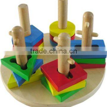 Geometry blocks,wooden blocks