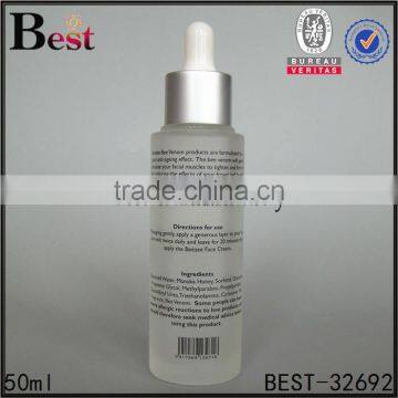China Screen Printing 50ml Cosmetic Lotion Essential Oil Perfume Glass Dropper Bottle Wholesale photo-4