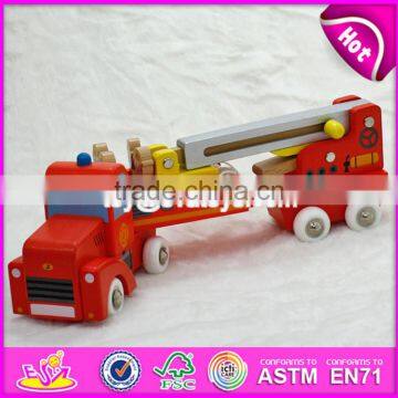 2017 New Design Wooden Engineering Car Toys for 5 Year Old Boys W04A288 photo-6