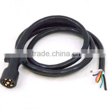 S10341 10' Trailer Truck Light Plug Wire Harness 7 Way RV Cord Connector Plug Camper photo-4