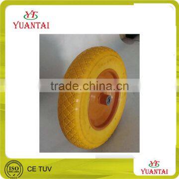 Steel Rim Wheelbarrow 14x3.50-8 PU Wheel photo-4