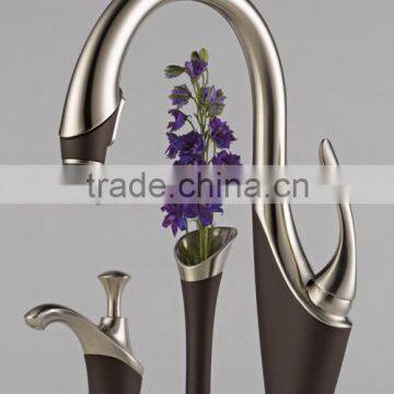 Dual Handle Pull-Down Kitchen Faucet