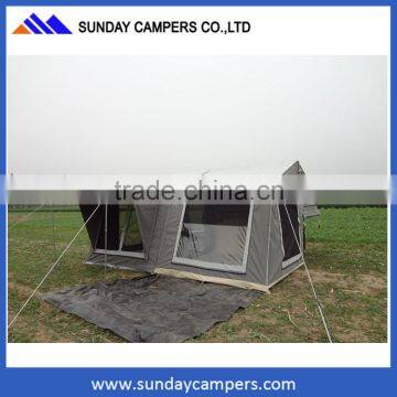2017 camping trailer tent big size canvas camping equipments for sale