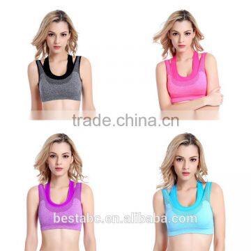 Wholesale Athletic Wear Yoga Clothing Manufacturers Sexy Cross Strap Back Sports Bra photo-3