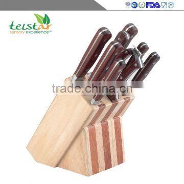 9pcs stainless steel knife block set