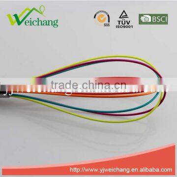 WCE413 Good Quality Colorful Egg Whisk Silicone Wire Whisk, Egg Frother, Milk & Egg Beater Blender Hot Sales photo-4