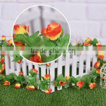 Artificial Hanging Vine Plant Silk Leaf Garland photo-2