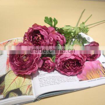 Western-style Decorate Flowers High Quality Look Realistic Ranunculus Flower photo-3