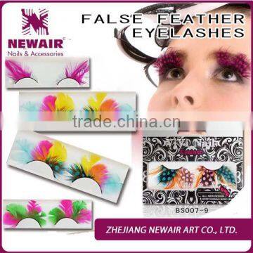 HOT sale High quality Party Feather false eyelashes fake eyelash supplier JOYME