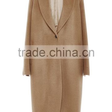 women's brand quality outdoor camel color winter coat