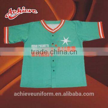 Custom Dry Fit Sublimation Jersey Softball Baseball Shirts photo-6