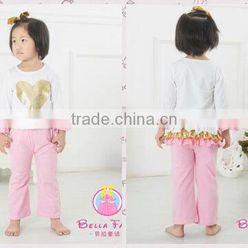 Hearts Printed Top & Pant Set Baby Clothing Set Red Valentine's Outfits Girl Valentine's Day photo-5