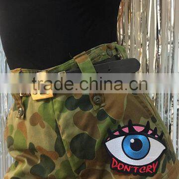 Custom Hand Made Don't Cry Eye Embroidered Patch for Clothes Embroidery Patch Made in China Choose Size/color photo-4