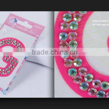 Adhesive Acrylic Gem Rhinestone Sticker photo-3