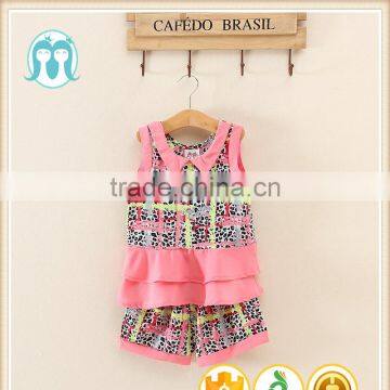 New Arrival Cheapest Indian Girls Without Dress 2017 New Child Clothes Baby Girls' Suits Summer Kids Clothes 2-7 Years Old photo-4