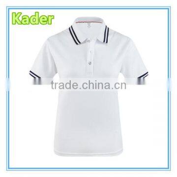 Womens Polo Shirt Contrast Collar Design