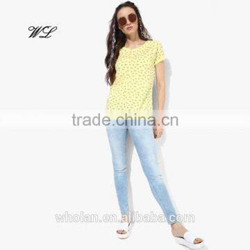 Distressed Jeans 2017 Denim Fabric Custom Jeans Woman Denim Pants photo-4