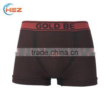 HSZ-0038 Fashion Show 2017 Sexy Men'S Penis Brief Beautiful Underwear Male Mature Satin Hot Custom Seamless Boxer Shorts