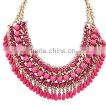 Zm33249a Latest Vintage Bohemian Jewelry Accessory Wholesale China Gold Plated Choker Necklace