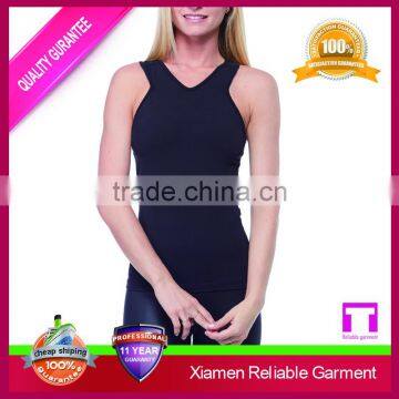 Women's bamboo seamless slim elasticity breathe sleeveless vest