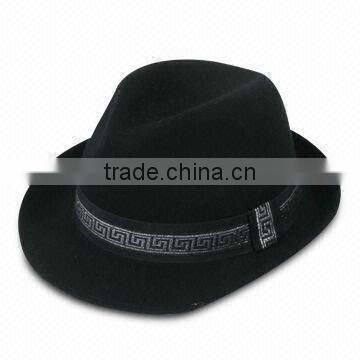 High Quality Cheap Women's Cotton Fedora Hat with Bowknot