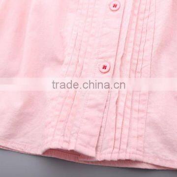 S33419W Shirts for Girls Blouse Cotton White Lace Flower Shirts photo-3