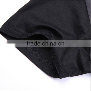 Online Shopping China Clothes For Man Clothing Black T-shirt With Free Size photo-4