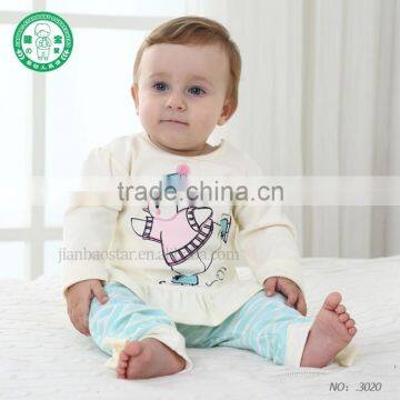2017 New Products Baby Boutique Clothing Sets 100% Cotton Good Quality Baby Girls Outfit photo-3