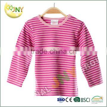 Black And White Stripes Kids Round Neck T-Shirt photo-2