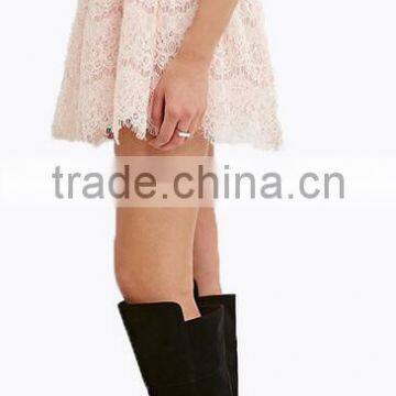Runwaylover EY2194D 2017 Ladies High Waist Fashion Lace Mini Skirt photo-3