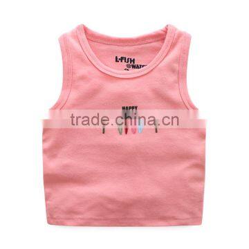 Wholesale Summer Sleeveless Cotton Boys Casual Children Tops photo-2