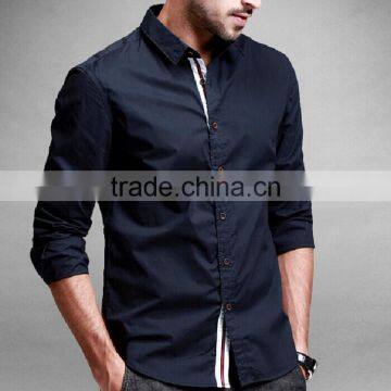 Fashion Men Beautiful Shirt Fancy Dress Shirt for Men Stitching photo-4