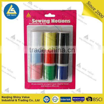 9 pack spun polyester cheap sewing thread wholesale