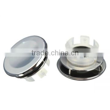 Fashion Ceramic Artistic Basin Spare Bathroom Round Sink Overflow Cover Tidy Chrome Trim High Quality