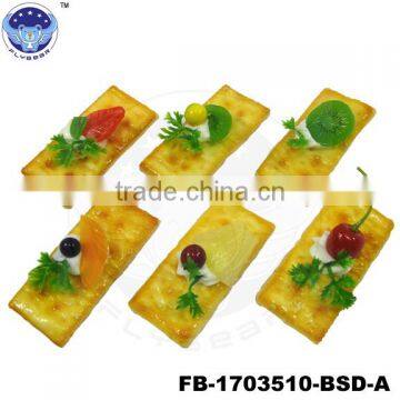 2017 sale Soda Fake fruit looks real simulated food wholesale gift Sandwich Cookies models