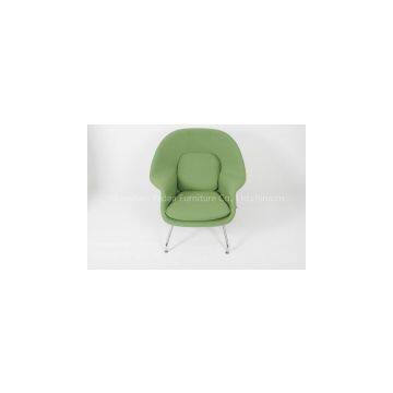 Womb chair and ottoman modern furniture Top Supplier cashmere wool Womb chair and ottoman