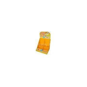 Retail store portable corrugated cardboard floor display stand / boxes for cd, dvd product