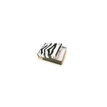 Eco-friendly Zebra Print Recycled Cardboard Gift Boxes for Jewelry Display