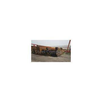 Rectangle Q19 Construction Black Steel Pipe , Q235 Galvanized Scaffolding Pipe