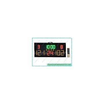 Sports Electronic Basketball Score Board , Portable Led Stadium Scoreboard