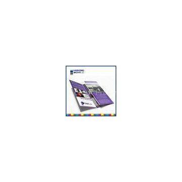 Double sides coated art paper trifold brochure printing , booklet printing services