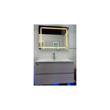 Modern  15 or 18mm MDF +melamine  Wall Hang Vanity with single Bathroom Cabinet