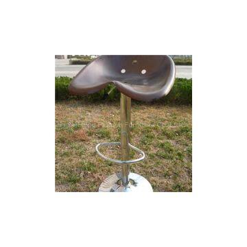 Moving Metal Bar Stool With Low Back