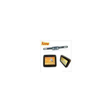 4.3 inch GPS Car Navigation System Wireless License Plate Camera
