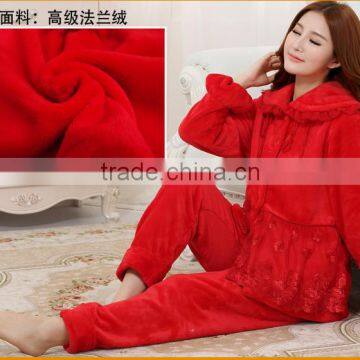 Coral Fleece Bathrobe Made In China Ladies Robe Gown Sets Women Night Robe Nightgown