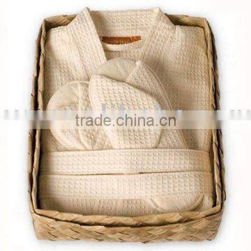 Waffle Weave Bathrobes Set