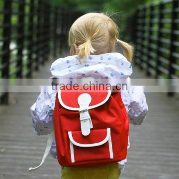 Latest cute kids school bag red waterproof school backpack for child